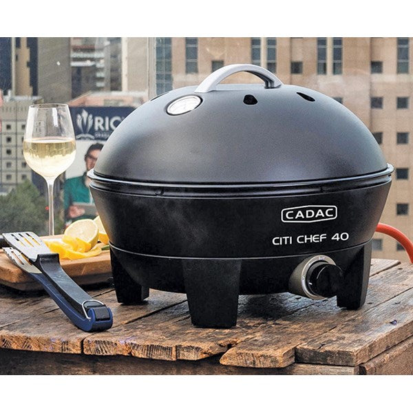 GASOLGRILL CITI CHEF40 SV CADAC. SVART