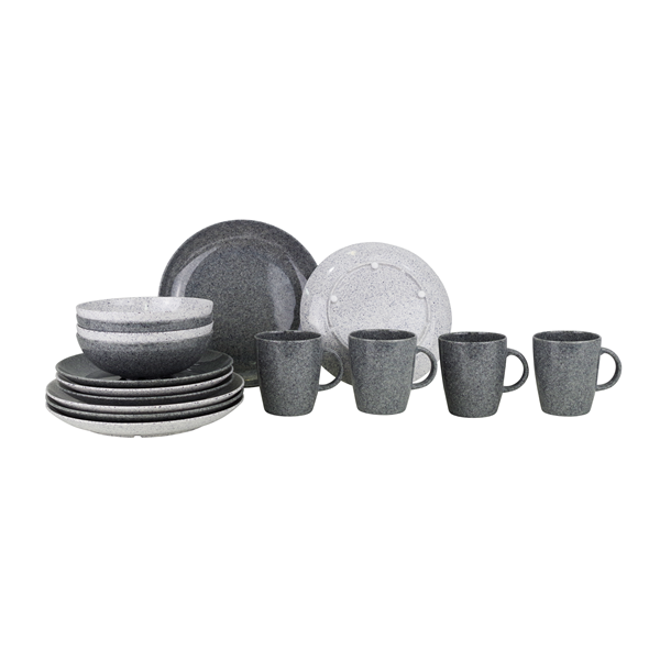 SERVIS CLASSIC LINE GRANITE 16-DELAR ANTISLIP