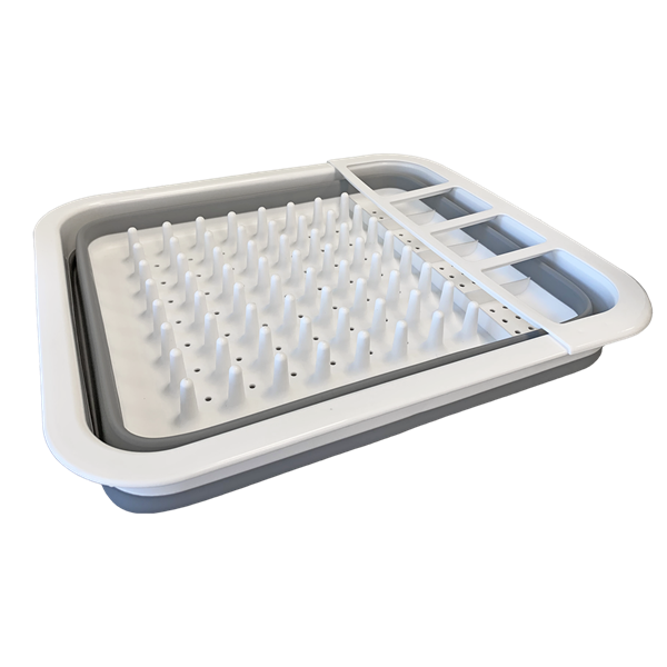 DISKSTÄLL HOPFÄLLBART GRÅ/VIT