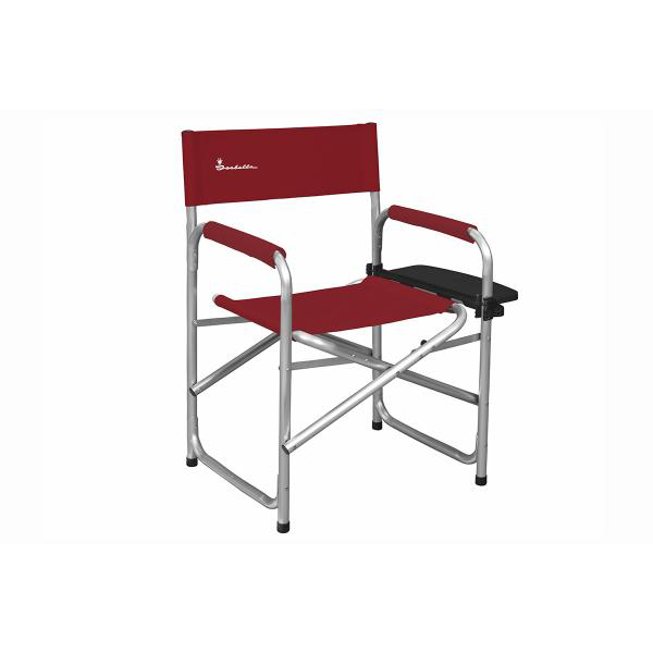 REGISSÖRSSTOL M.HYLLA RÖD HOPFÄLLBAR. ISABELLA