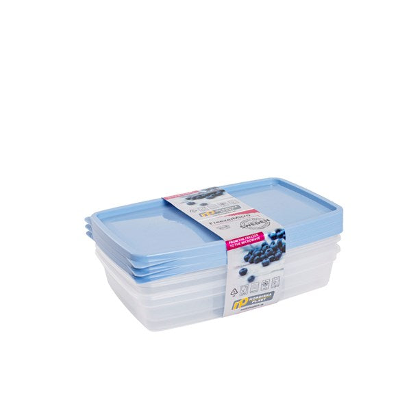 MATFÖRVARING 0,4 L. 3-P MED LOCK. PP-PLAST