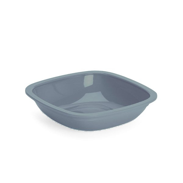 SKÅL 0,4 L GRÅ KVADRATISK. SAN-PLAST.