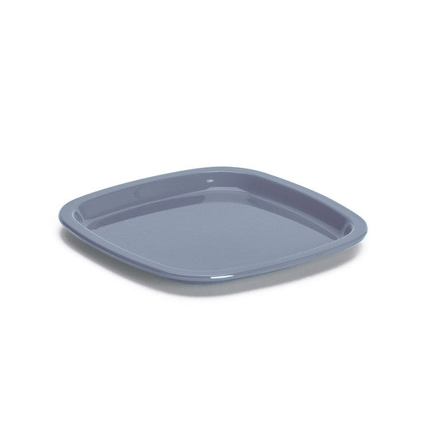 ASIETT FLAT GRÅ KVADRATISK. SAN-PLAST.
