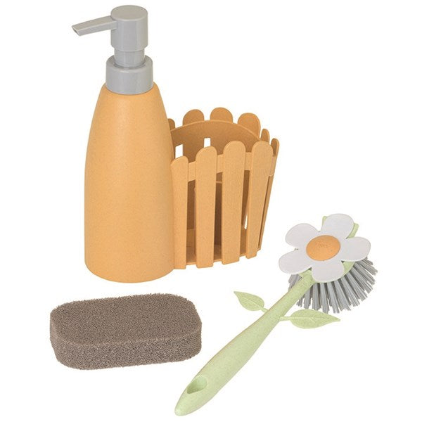 DISKSET FLORGANIC ORANGE 4-DELAR