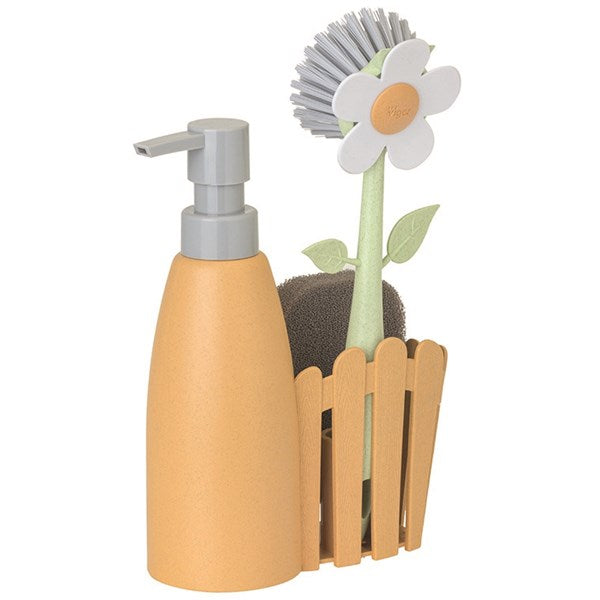 DISKSET FLORGANIC ORANGE 4-DELAR