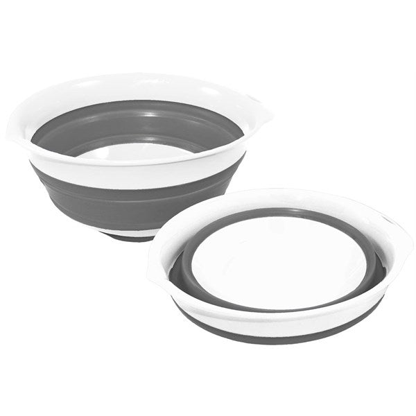 SILIKONSKÅL 3 LITER VIT/GRÅ