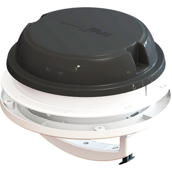 FLÄKT MAXXFAN DOME SVART 12V. 220MM DIAMETER