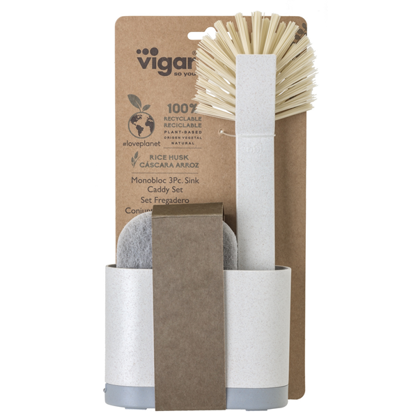 DISKSET ZEROLINE LJUSGRÅ 3-DELAR