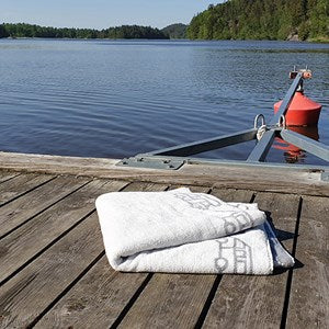 BADHANDDUK HUSBIL 70X150CM. BOMULLSFROTTÉ