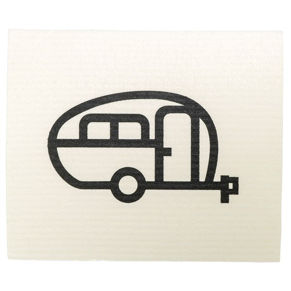 DISKTRASA HUSVAGN RETRO VIT. 17X20CM