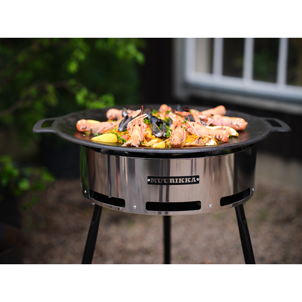 STEKHÄLL SET PRO STEEL 58CM MUURIKKA