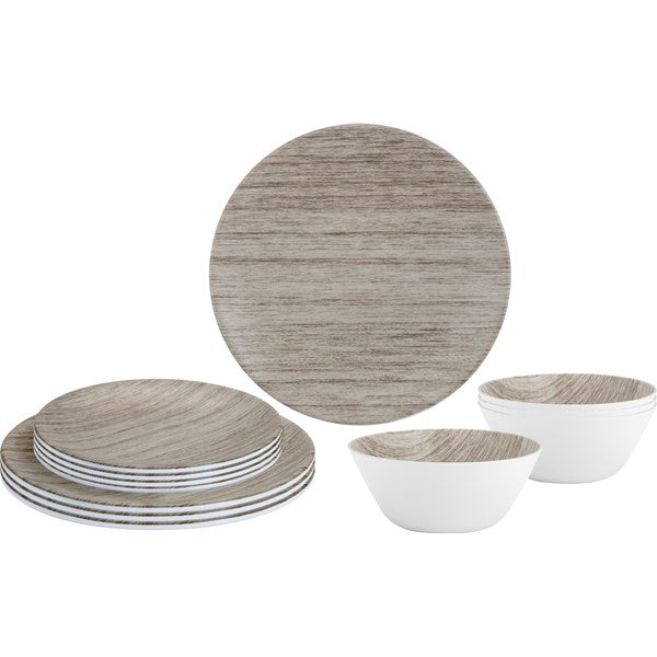 SERVISSET MIDDAY SEQUOIA 12 DELAR MELAMIN