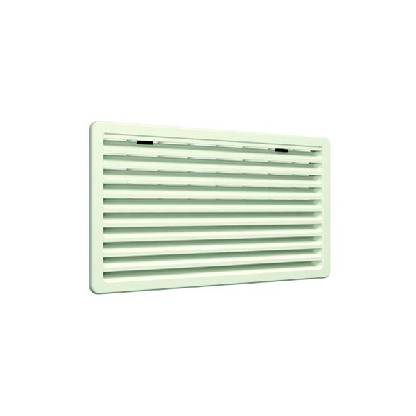 KYLSKÅPSVENTIL LJUSGRÅ THETFORD. 257X432MM