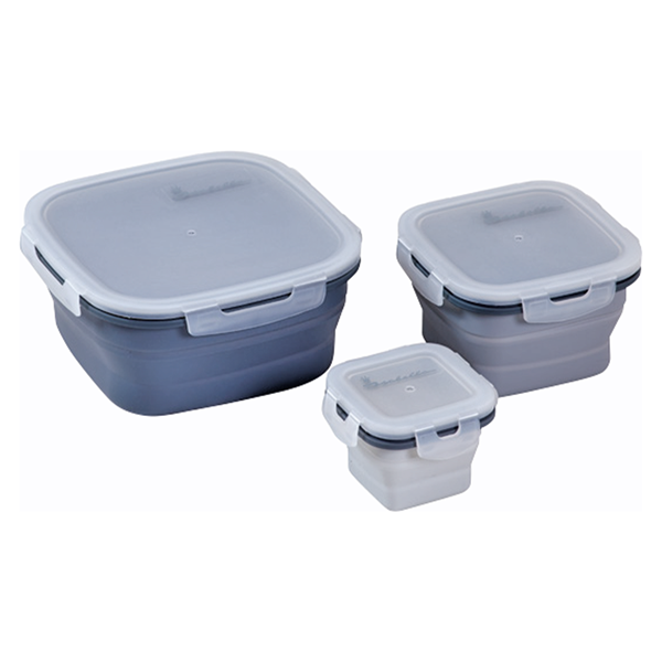 HOPFÄLLBAR MATLÅDA 3 SET