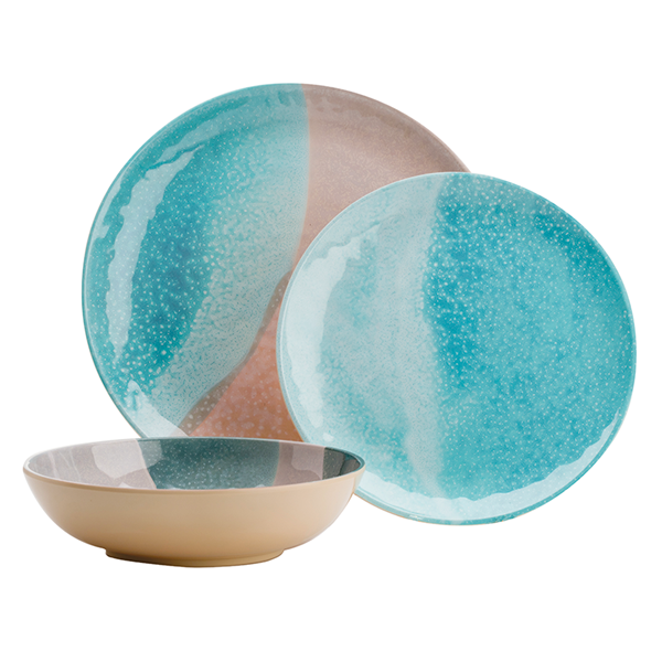 MELAMINSERVIS DUNES 12-DELAR NON-SLIP