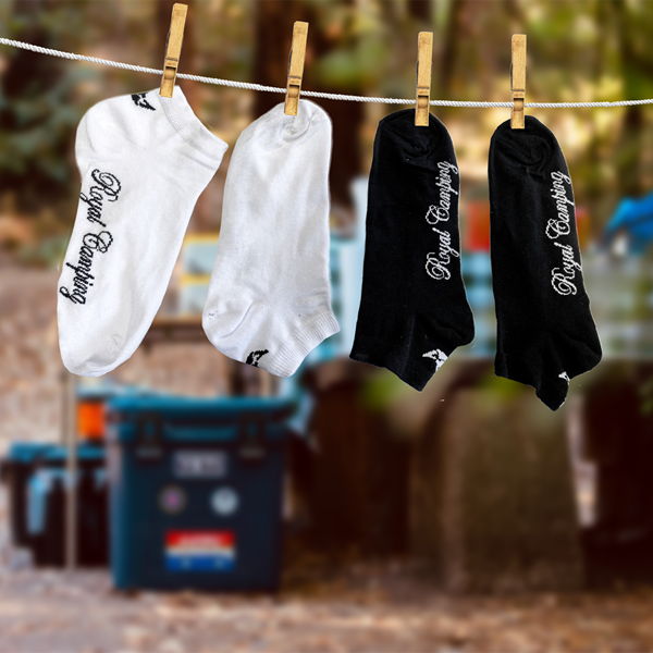 STRUMPOR ROYAL CAMPING SVARTA. STORLEK 36-40