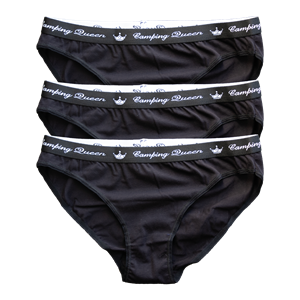 TROSOR CAMPING QUEEN 3-PACK. STORLEK L.