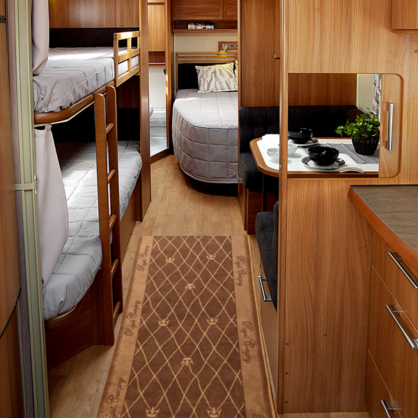 GÅNGMATTA ROYAL CAMPING BRUN. 80CM. 1 ST=25 METER