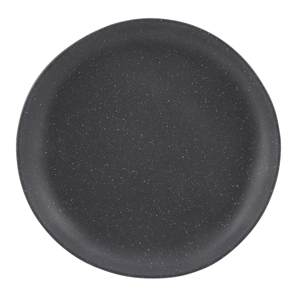 SERVIS HOXTON MÖRKGRÅ 16 DELAR. MELAMIN