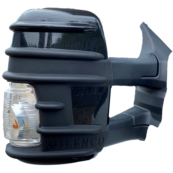 BACKSPEGELKÅPOR SVART FORD. 2-PACK