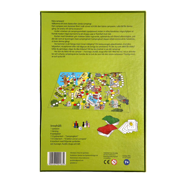 CAMPINGSPELET BRÄDSPEL FRÅN 7 ÅR