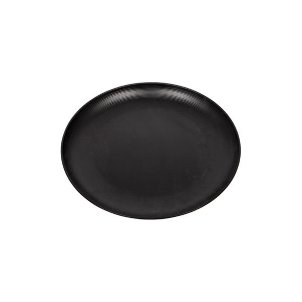 SERVIS ORVILLE 16 DELAR SVART. MELAMIN