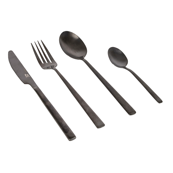 BESTICKSET BALLONA 16 DELAR. SVART