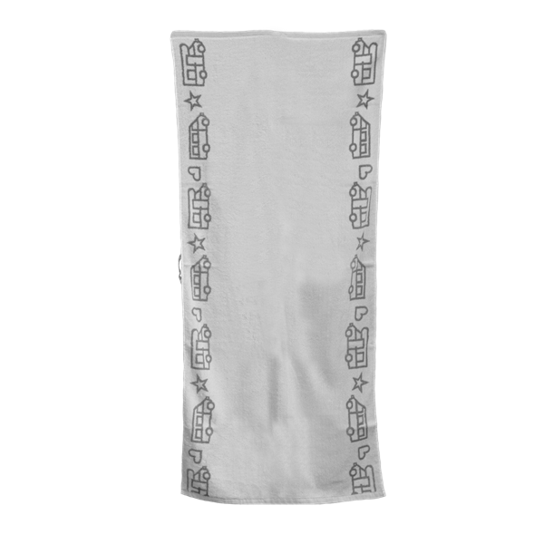 BADHANDDUK HUSBIL 70X150CM. BOMULLSFROTTÉ