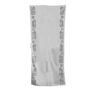 BADHANDDUK HUSBIL 70X150CM. BOMULLSFROTTÉ