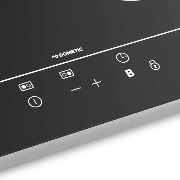 INDUKTIONSHÄLL 525X350 MM 2 ZON. 1000/1300W. 10A