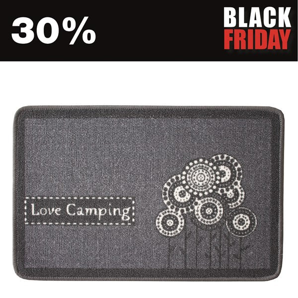 DÖRRMATTA " LOVE CAMPING" 40X60 CM