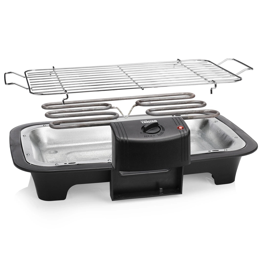 El-grill för bord BQ-2813 37X21cm 2000W