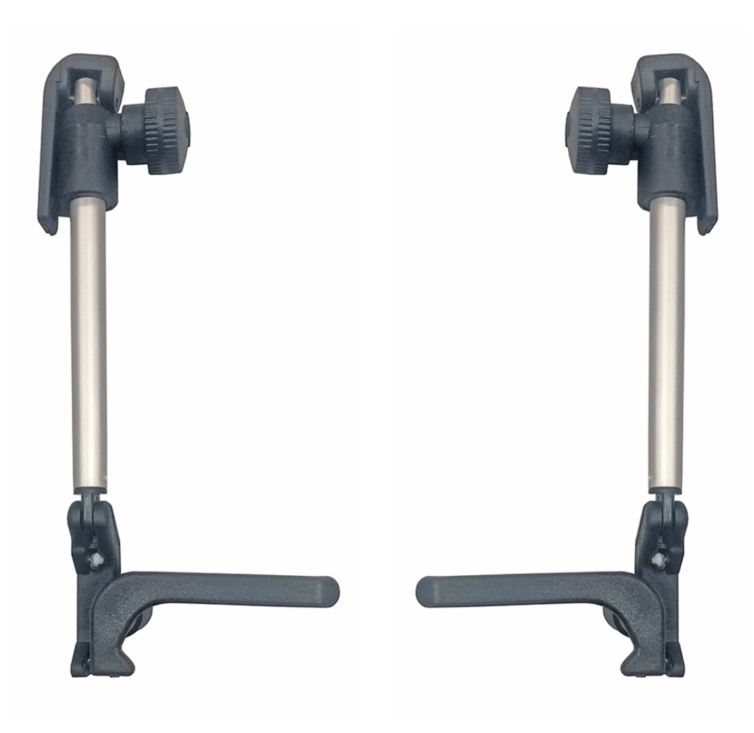 FÖNSTERHÅLLARE MED SKRUV PAR 205/295 MM SVART