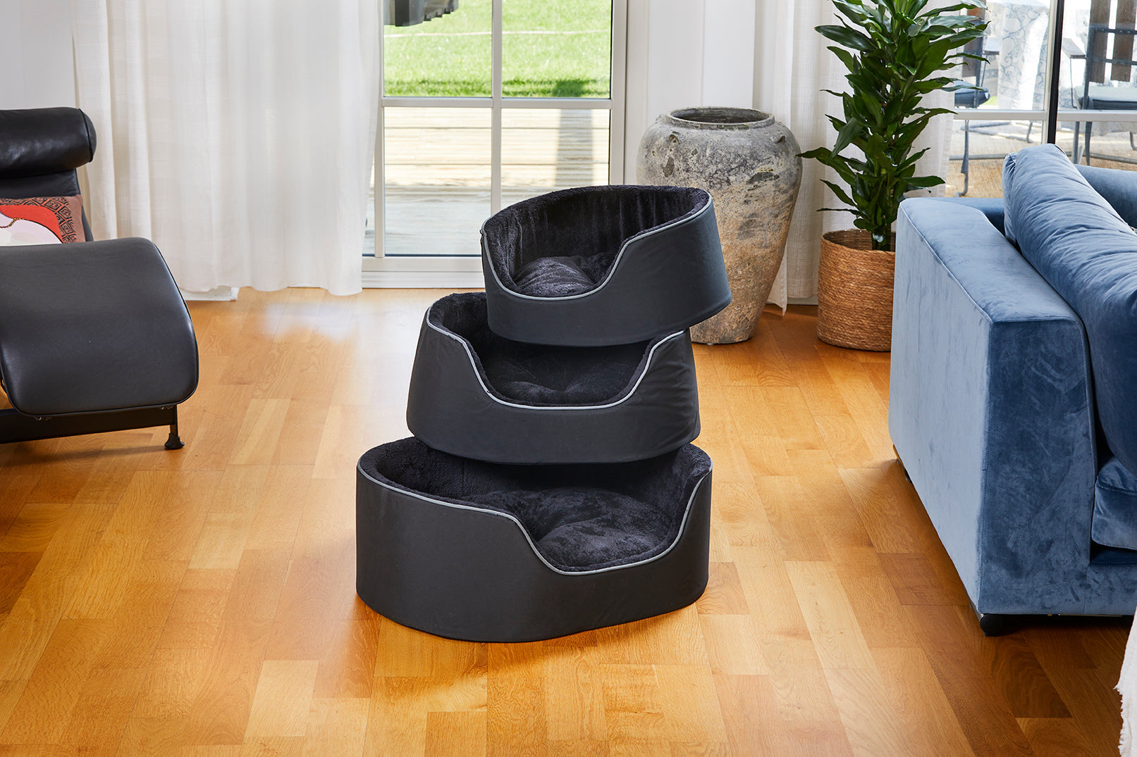 Buddy Hundbädd med Hög Kant L