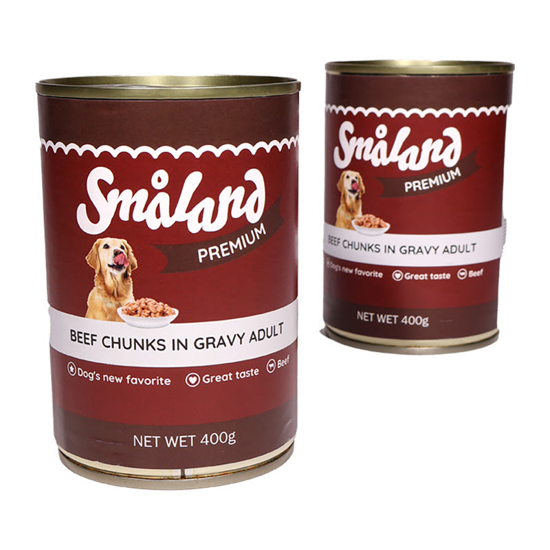 Småland Premium Wet Food Beef 400g