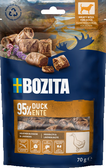 Bozita Snacks Meaty Bites Duck Hundgodis 70g